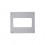 Remate de pared rectangular 75x150 mm