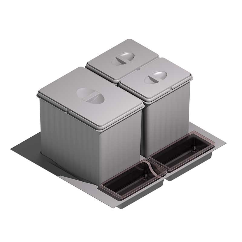 Cubo Reciclaje para Cajón o Armario de 60 PV60.6