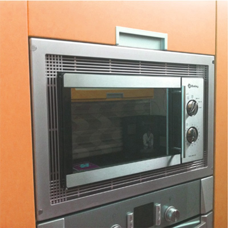 Marco ventilación para encastre microondas color inox. - Varios Microondas  - FERSAY