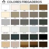 Fregadero 42-48x40 Bajoencimera - Hermes Resina Colores