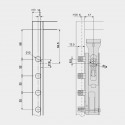 Juego colgador cocina oculto TRASER 6