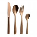 Set Cubertería BCN Color Cobre Inox - 24 Piezas