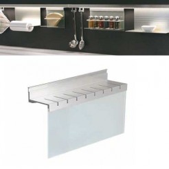 Portacuchillos en Aluminio y Cristal Linero Modern