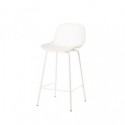 Taburete bajo PEYTON blanco