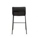 Taburete bajo BRANDON gris oscuro