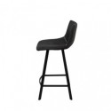 Taburete bajo CLARK gris oscuro