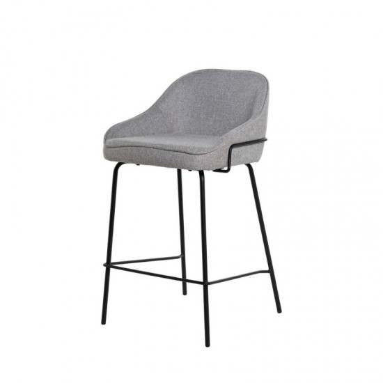 Taburete bajo ARNY gris claro