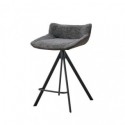 Taburete bajo GARY gris oscuro
