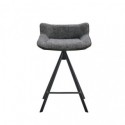Taburete bajo GARY gris oscuro