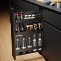 Botellero Extraible 3 Alturas Semi Cerrado Nova Flat Lateral