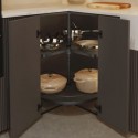 Bandeja Giratoria 270º Antracita Compact