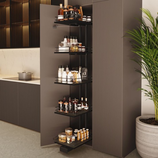 Columna Despensero Antracita Titán Compact