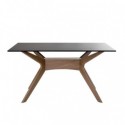 Mesa Fija Eloise Negro/Nogal