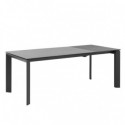 Mesa Ext. Tamara 160 Gris/Negro