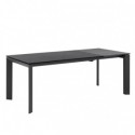 Mesa Ext. Lisa 140 Negro/Negro