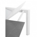 Mesa Ext. Lisa 140 Gris/Blanco