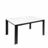Mesa Ext. Janet 140 Blanco/Negro