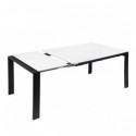 Mesa Ext. Janet 140 Blanco/Negro