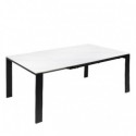 Mesa Ext. Janet 140 Blanco/Negro