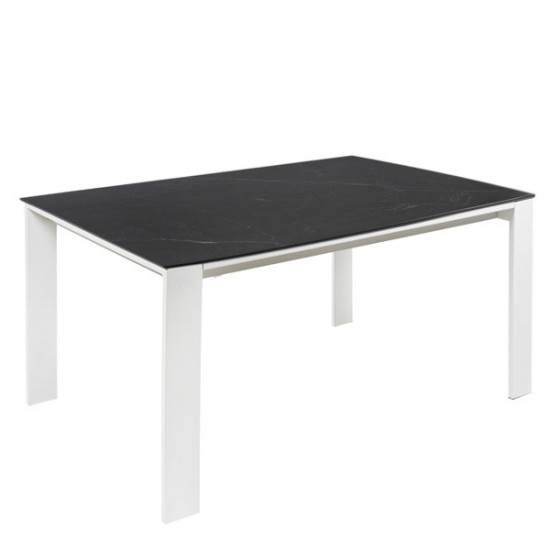 Mesa Ext. Janet 140 Negro/Blanco