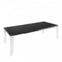 Mesa Ext. Janet 140 Negro/Blanco