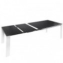 Mesa Ext. Janet 140 Negro/Blanco