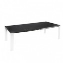Mesa Ext. Janet 140 Negro/Blanco
