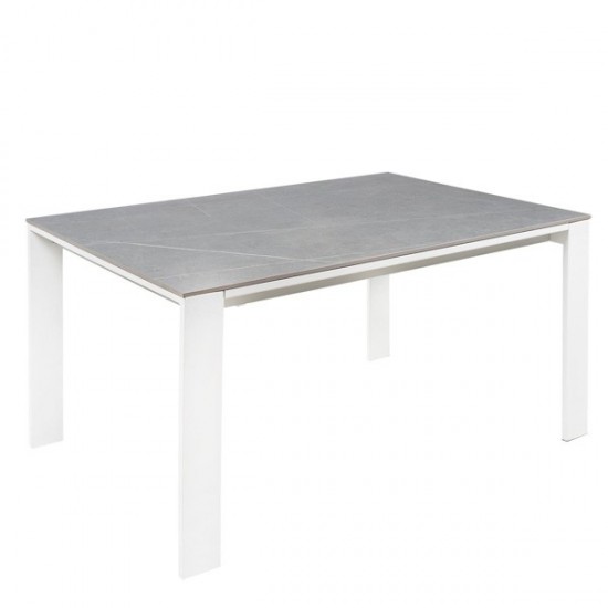 Mesa Ext. Janet 140 Gris/Blanco