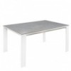 Mesa Ext. Janet 140 Gris/Blanco