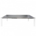 Mesa Ext. Janet 140 Gris/Blanco