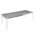 Mesa Ext. Luna 130 Gris/Negro