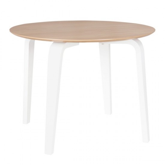 Mesa Fija Nora 100 Roble/Blanco
