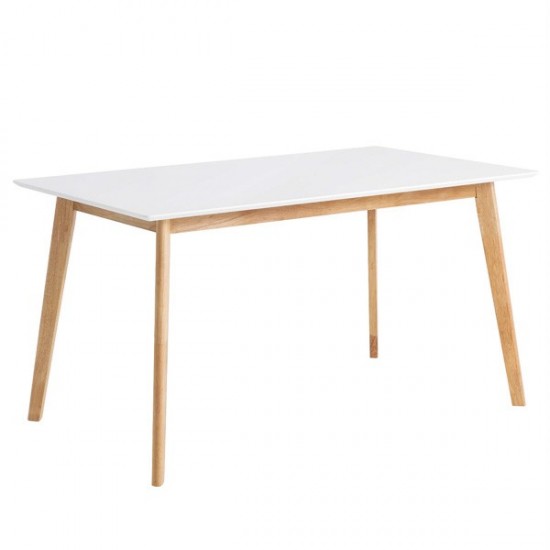 Mesa Fija Alice 120 Blanco/Roble