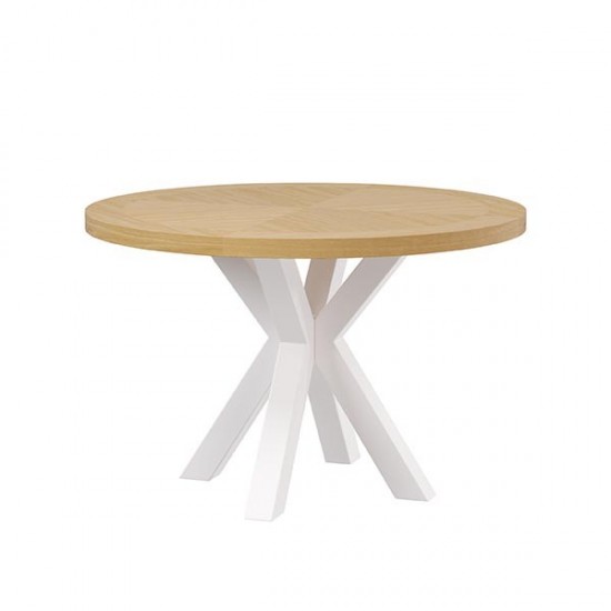 Mesa Fija Beverly Roble/Blanco