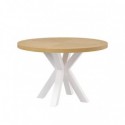Mesa Fija Beverly Roble/Blanco