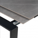 Mesa Ext. Janet 140 Gris/Negro