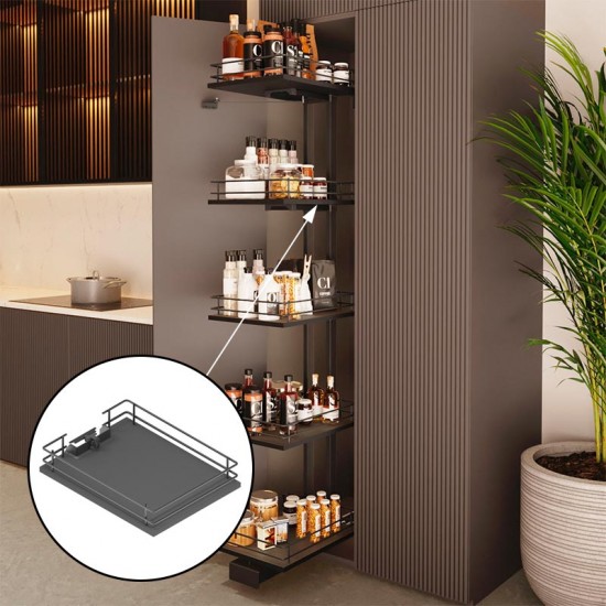 Cestillo para Despensero Antracita Titán Compact