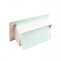 Rejilla Rectangular Lamas Fijas para tubo cuadrado 90x180mm