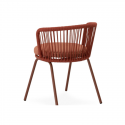 Silla de exterior VILMA terracota
