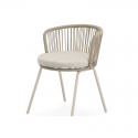 Silla de exterior VILMA beige