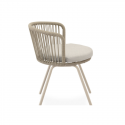 Silla de exterior VILMA beige