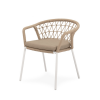 Silla de exterior SOLENE blanco