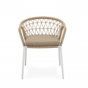 Silla de exterior SOLENE blanco