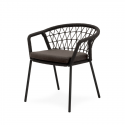 Silla de exterior SOLENE gris