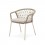 Silla de exterior SOLENE beige