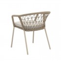 Silla de exterior SOLENE beige