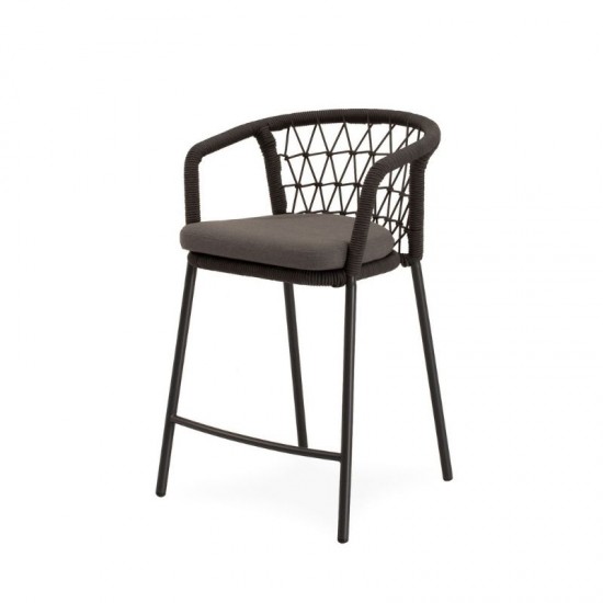 Taburete de exterior EDWIN gris