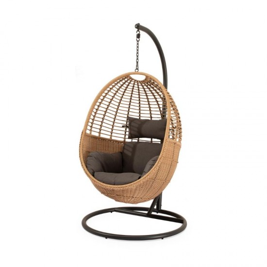 Sillón colgante de exterior HANNOVER gris