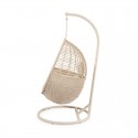 Sillón colgante de exterior HANNOVER beige