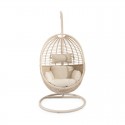 Sillón colgante de exterior HANNOVER beige